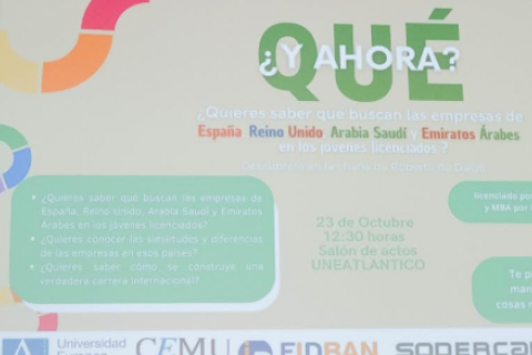 La Fundación Innovación y Desarrollo (FIDBAN) junto a La Universidad Europea del Atlántico organizan la V jornada de empleo «¿Y ahora qué?»