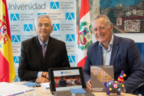 Reunión entre Diego Lainz y el Dr Eduardo Enrique Vásquez Huamán